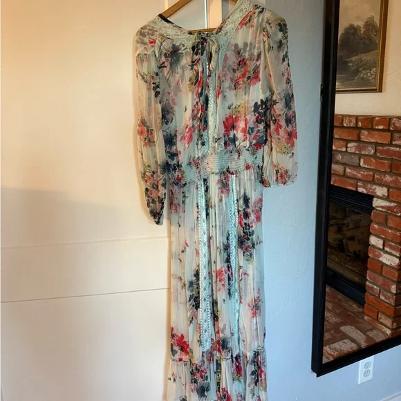 Sundance giverny gardens Floral Maxi Dress - Picture 2 of 4